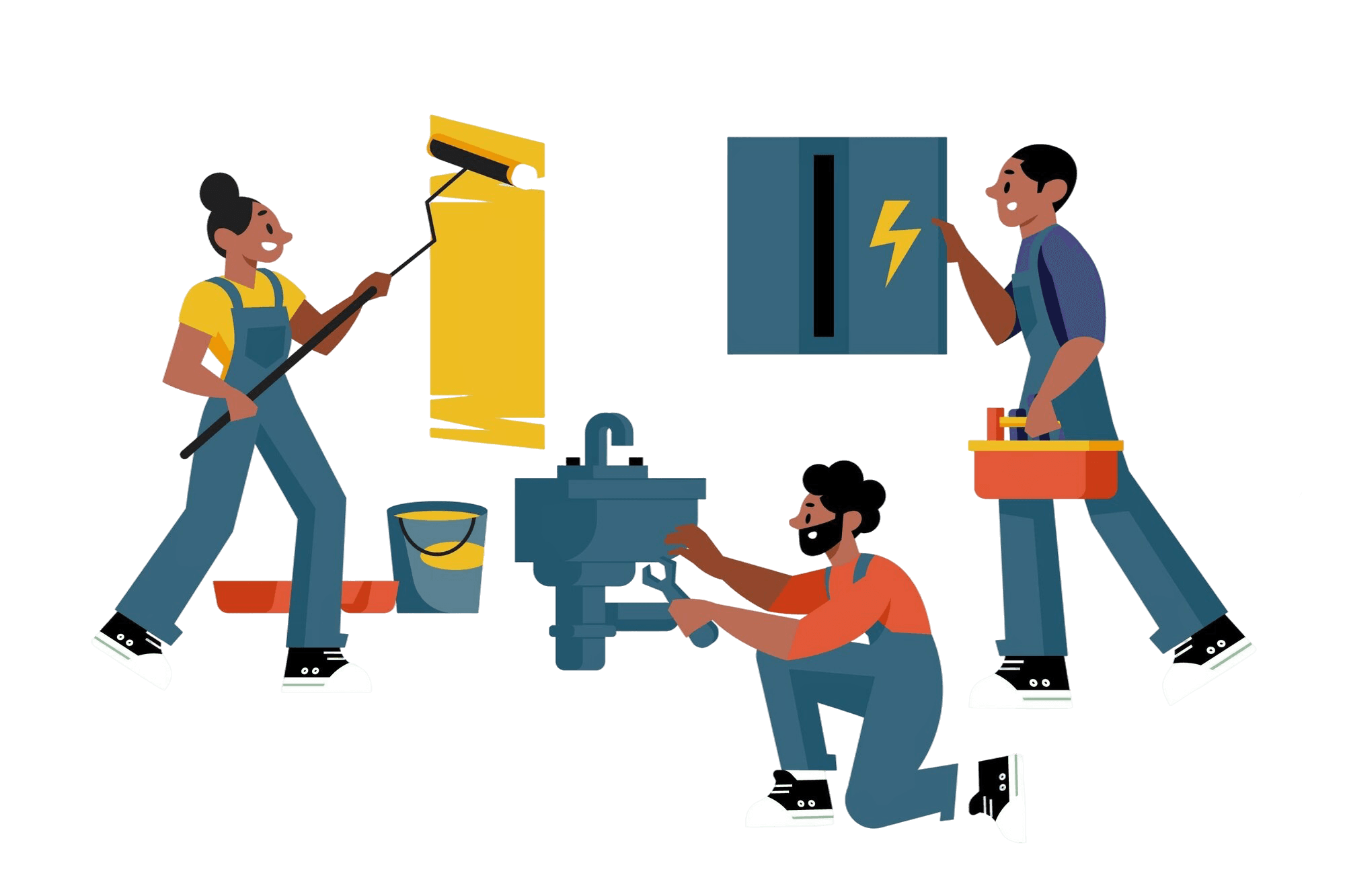 A person receiving a service